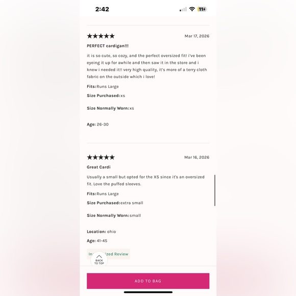 NWT FREE PEOPLE WE THE FREE Cute In This Cardi | Fir Green/Moss MSRP $168 Size S - Picture 11 of 11